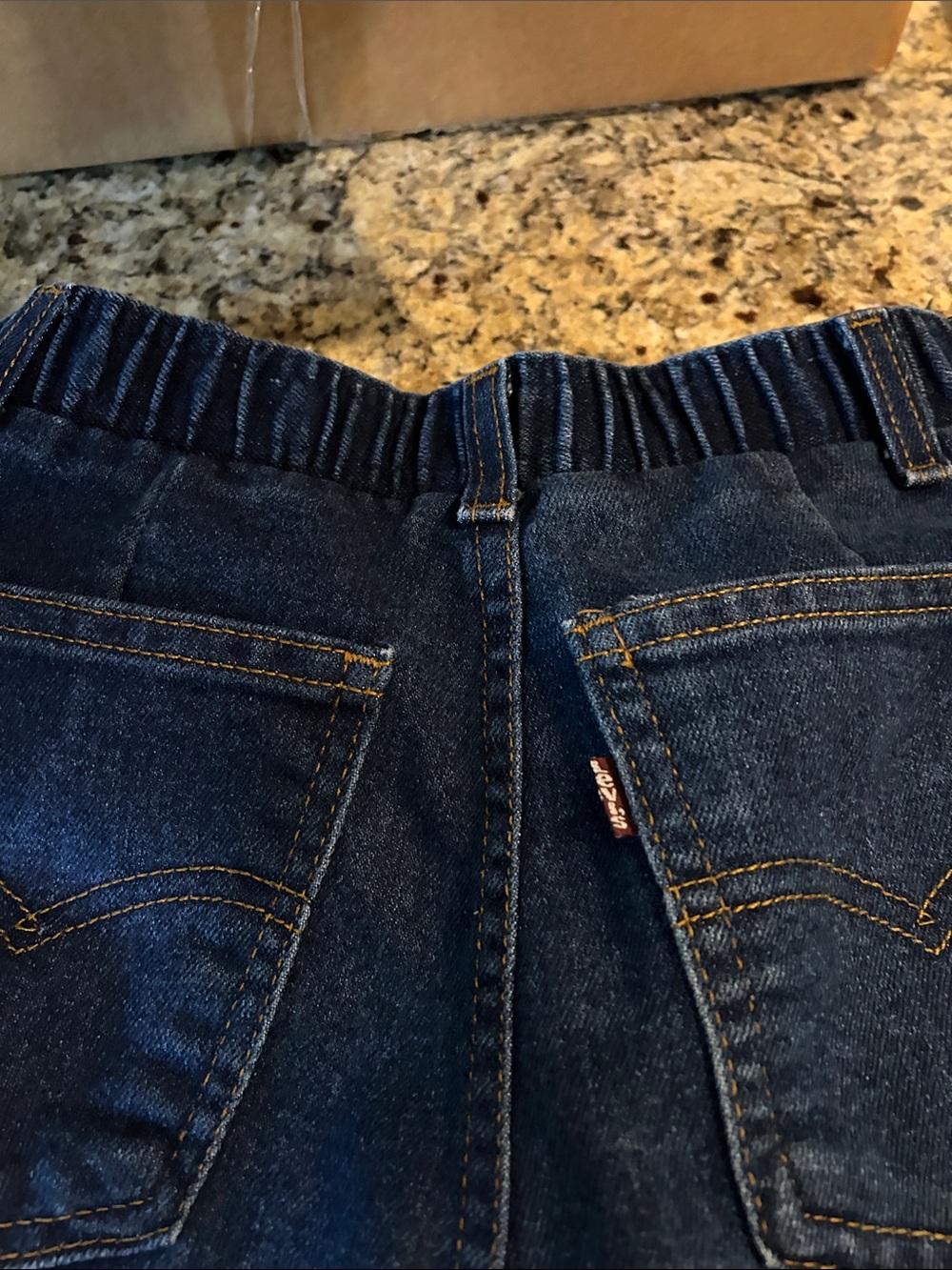 1980’s Levi’s Missus Sz 10M High-Rise Straight Leg Dark Blue Denim Jeans - Picture 3 of 6
